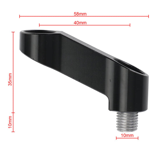 10mm specchio riser extender adattatore supporti braccio per Yamaha XTZ700 Tenere 700 19-21 generico