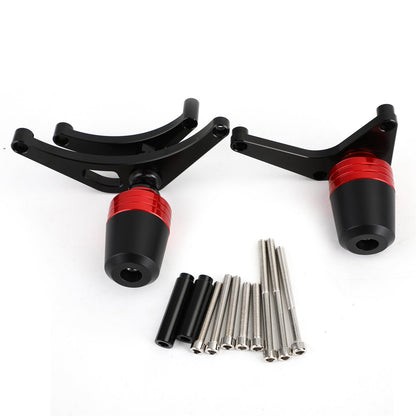 Protezioni Telaio Billet ALU Anti Crash Nero Fit per Ducati Supersport 939 17-19 Generico