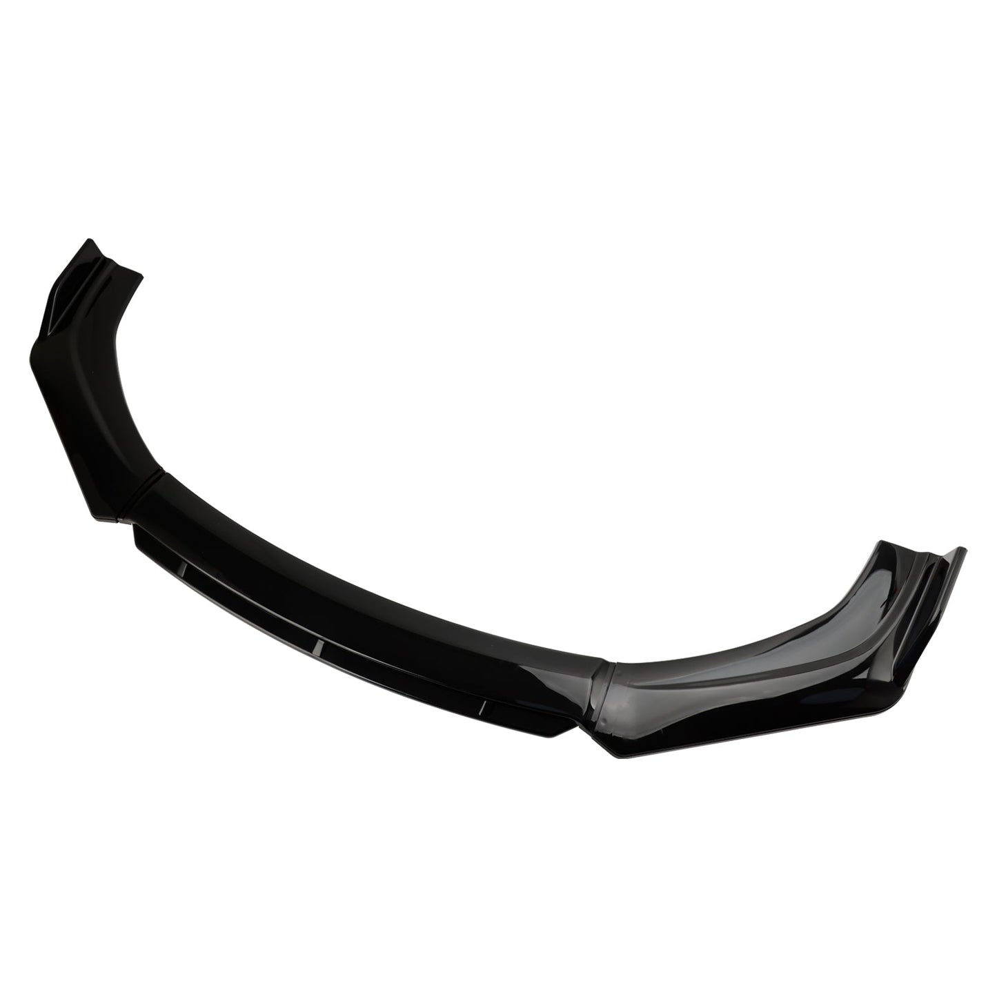 4 pezzi protezione diffusore splitter kit corpo labbro paraurti anteriore universale per auto nero