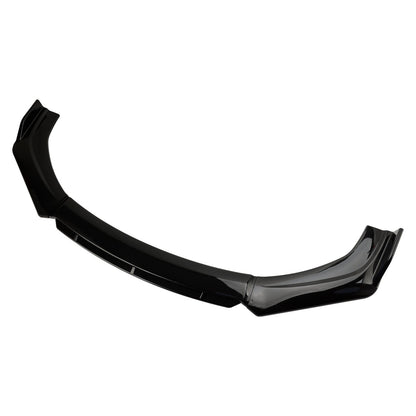 4 pezzi protezione diffusore splitter kit corpo labbro paraurti anteriore universale per auto nero