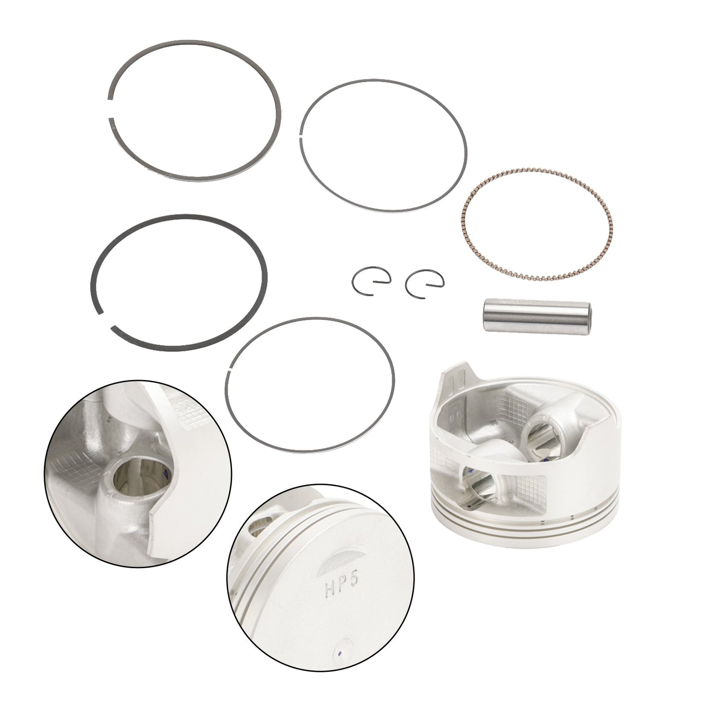 Kit ricostruzione fasce elastiche Honda Rancher Trx420 2007-2018 Alesaggio standard 86,5 mm