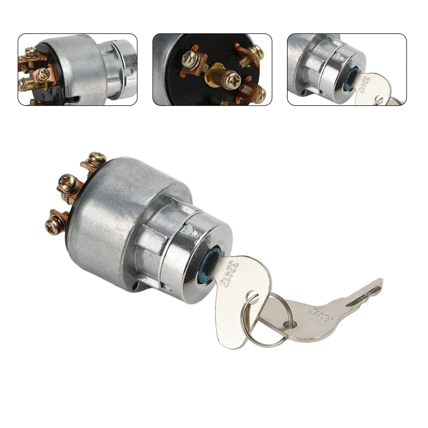 Interruttore di accensione 66021-55140 35260-31852 per Kubota M4030 M4800 M5030 con 2 chiavi