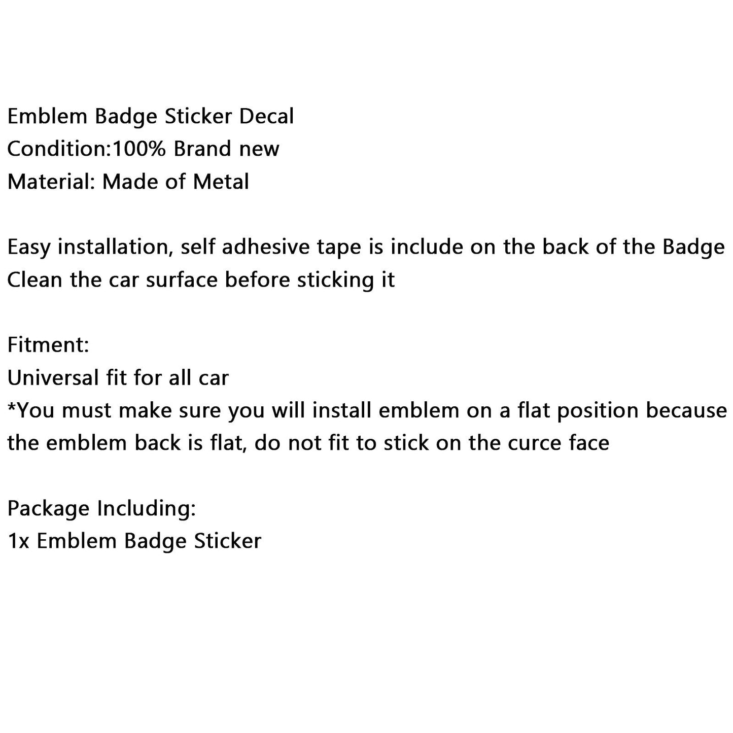 Distintivo dell'emblema V8T adatto per AUDI A1 A3 A4 A5 A6 A7 Q3 Q5 Q7 S6 S7 S8 S4 SQ5 rosso generico