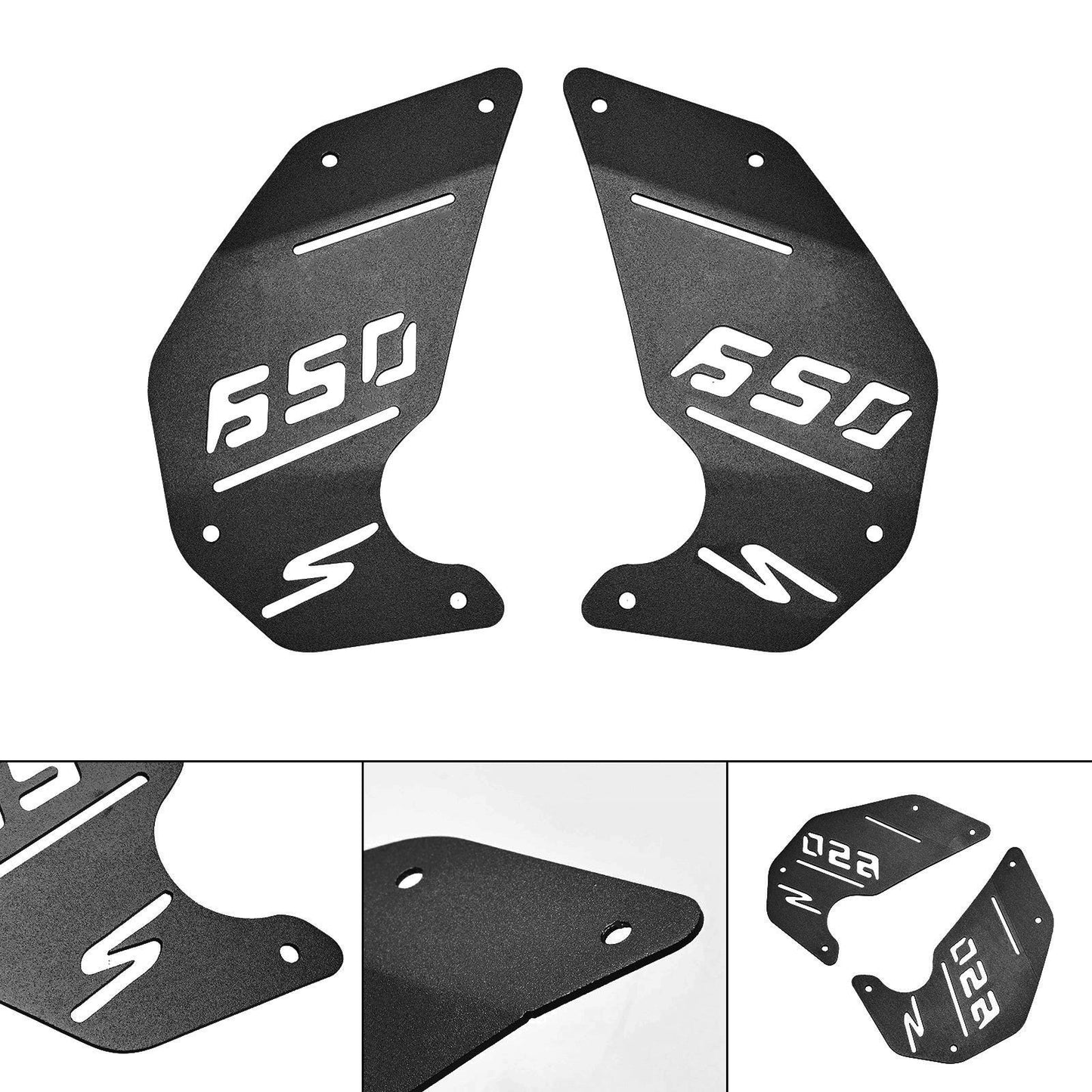 Kawasaki Vulcan S En650 Vn650 15-22 Cnc Piastra di copertura del pannello laterale del motore nera
