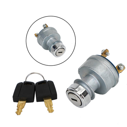 Interruttore di accensione del motorino di avviamento per Caterpillar 9G7641 9G-7641 con 2 chiavi