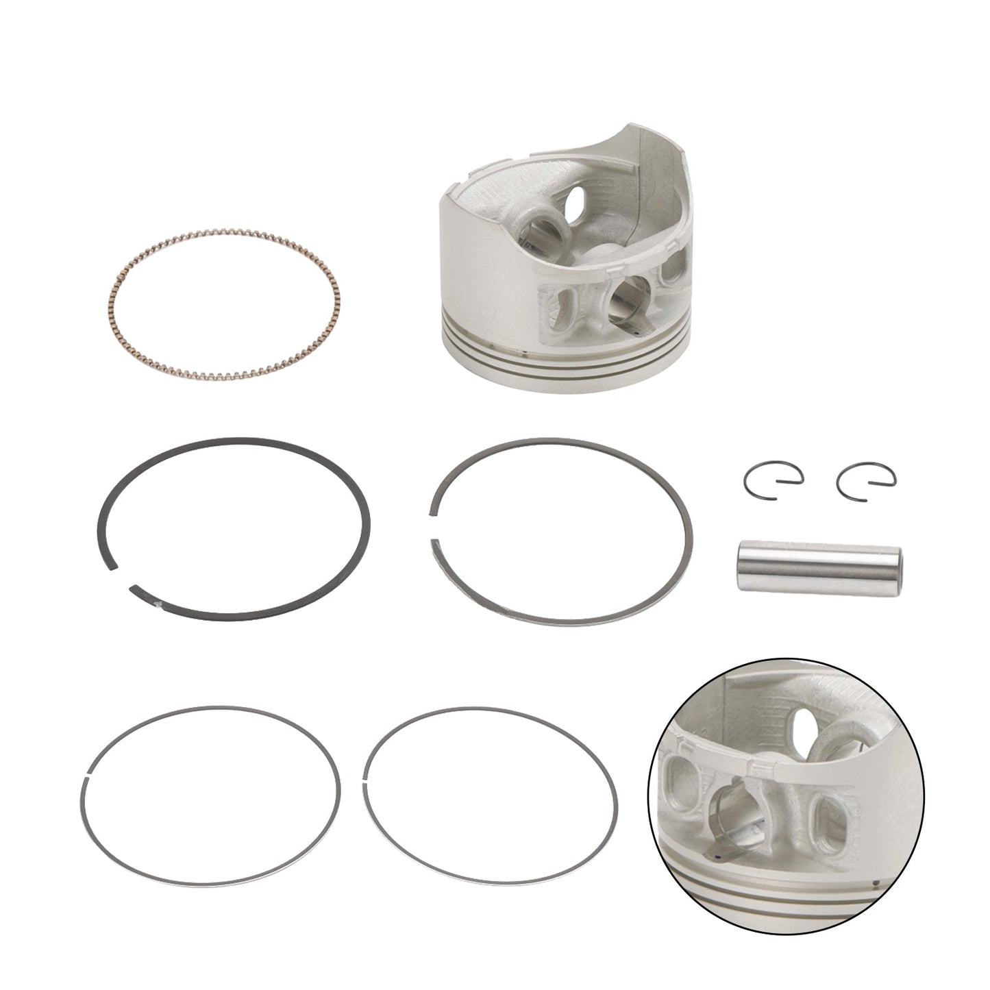 Kit pistone motore Honda Rancher Trx350Fe Te 2000-2006 Alesaggio standard 78,5 mm