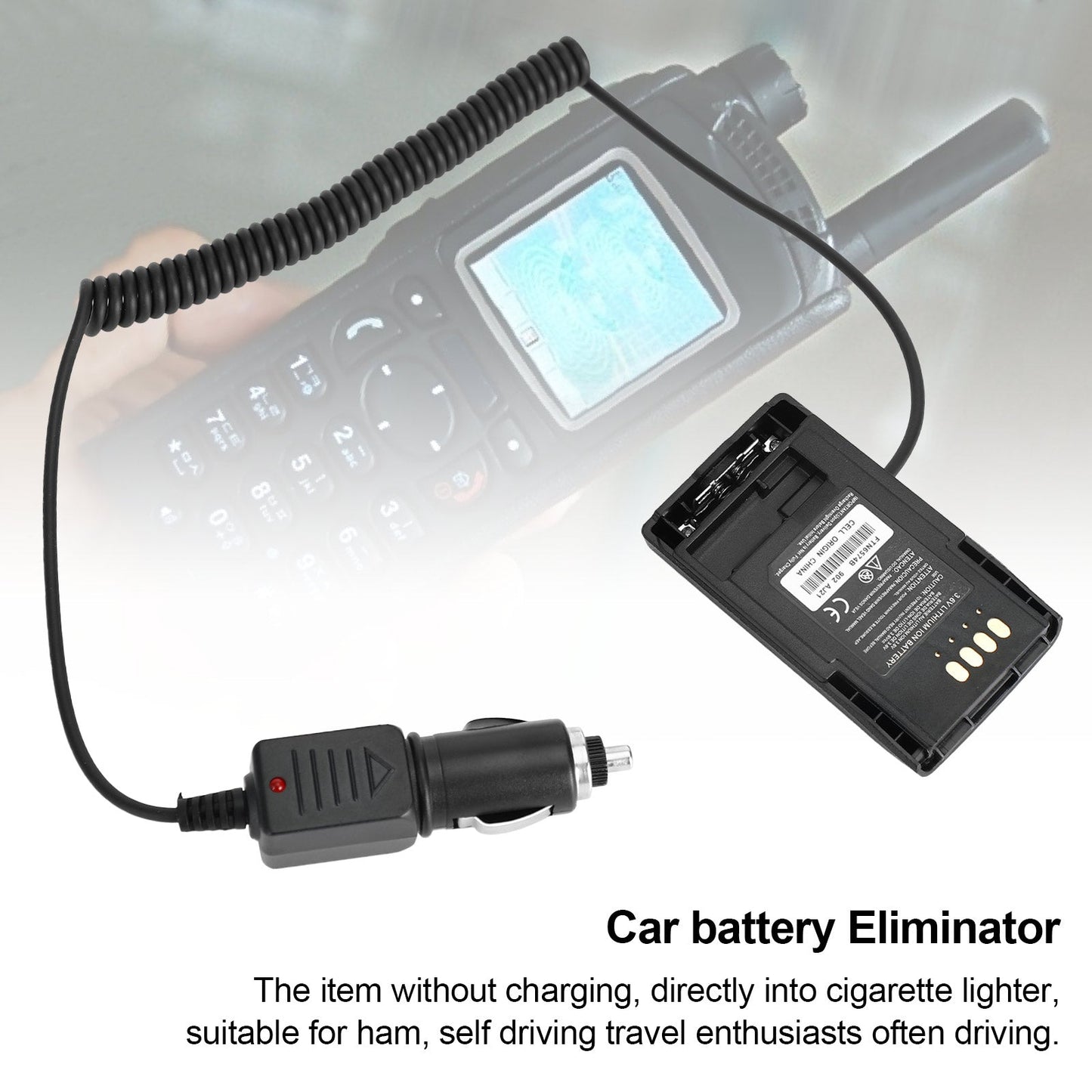 adattatore dell&#39;eliminatore della batteria del caricatore dell&#39;automobile 12-24V per Mtp750 Mtp800 Mtp810 Mtp830