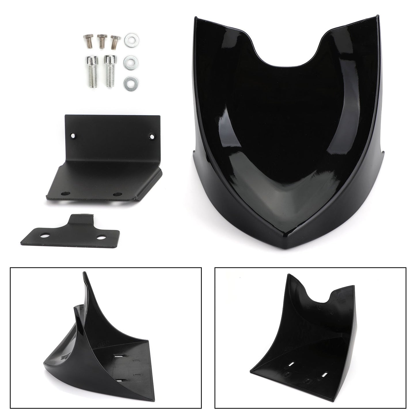 Spoiler mentoniera anteriore Air Dam carenatura per 04-19 Sportster XL883 XL1200 48 72 MBlack generico