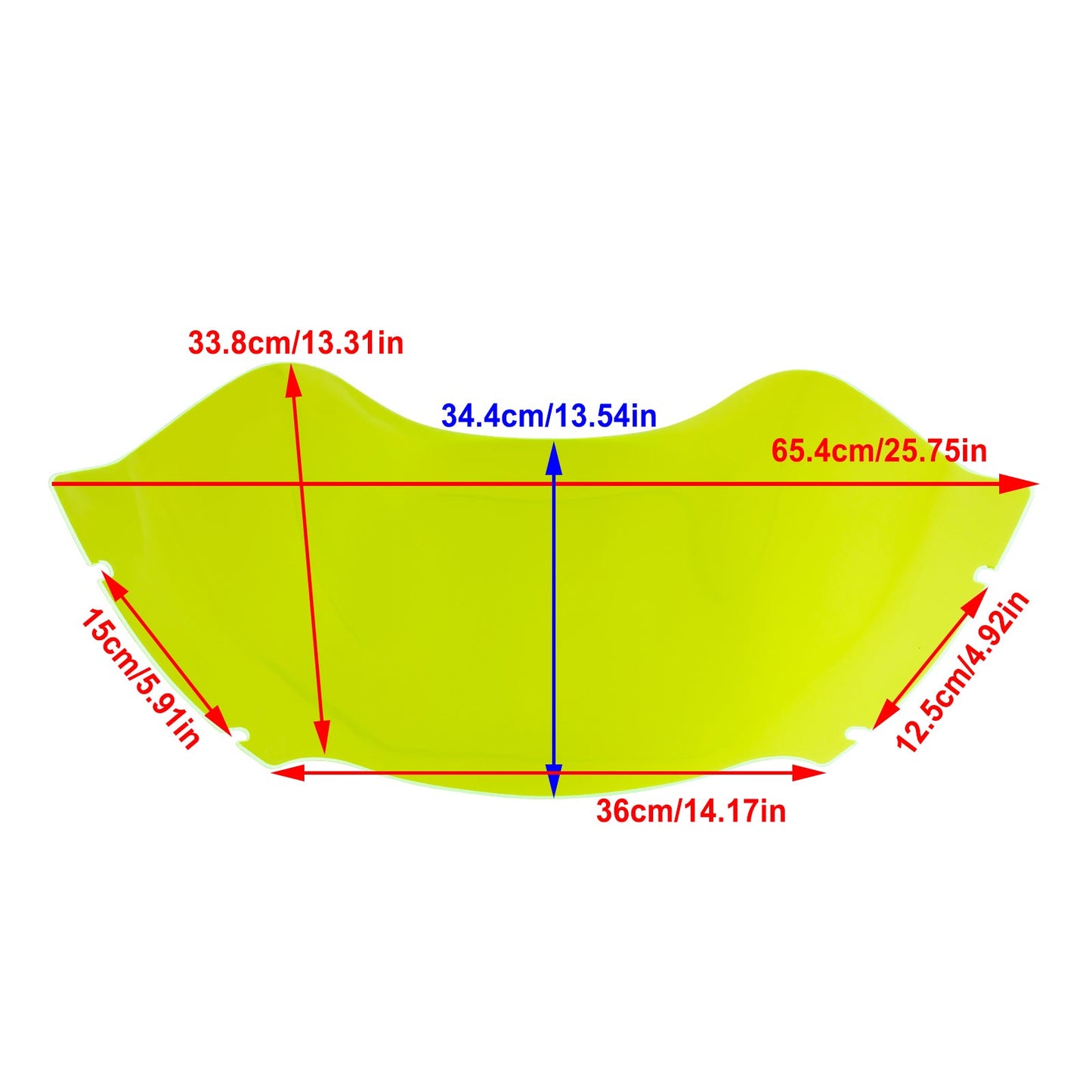 Parabrezza per moto in ABS Road Gilde FLTR 2015-2023