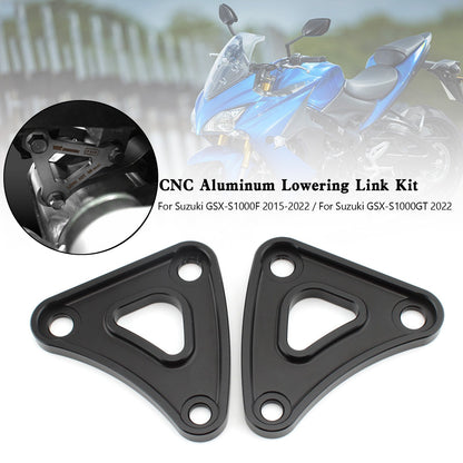 20mm 2015-2022 Suzuki GSX-S1000 GSXS1000 Kit collegamento abbassamento in alluminio CNC