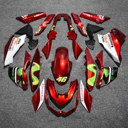 Amotopart Kawasaki Z1000 2010-2013 Kit carena Carrozzeria Plastica ABS