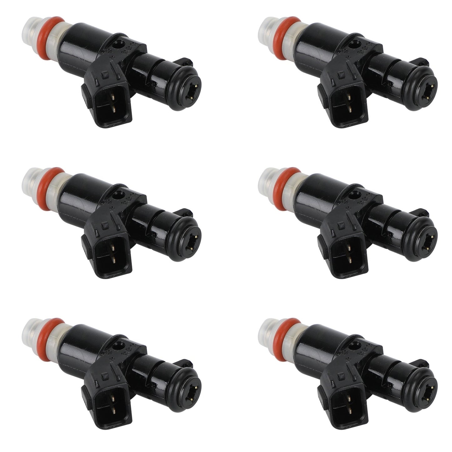 6PCS Iniettori di Carburante 16450-RCA-A01 Fit Honda Accord 2003-2007 3.0L Acura ILX Generico