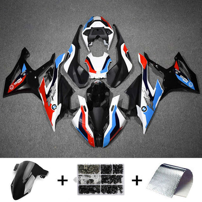 Amotopart 2019-2022 BMW S1000RR/M1000RR Kit di deposito bianco blu rosso nero