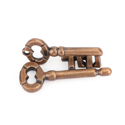 Scatola di puzzle in lega d&#39;epoca IQ Mind Puzzle Box Metal Lock Toys Rompicapo Game Key Lock