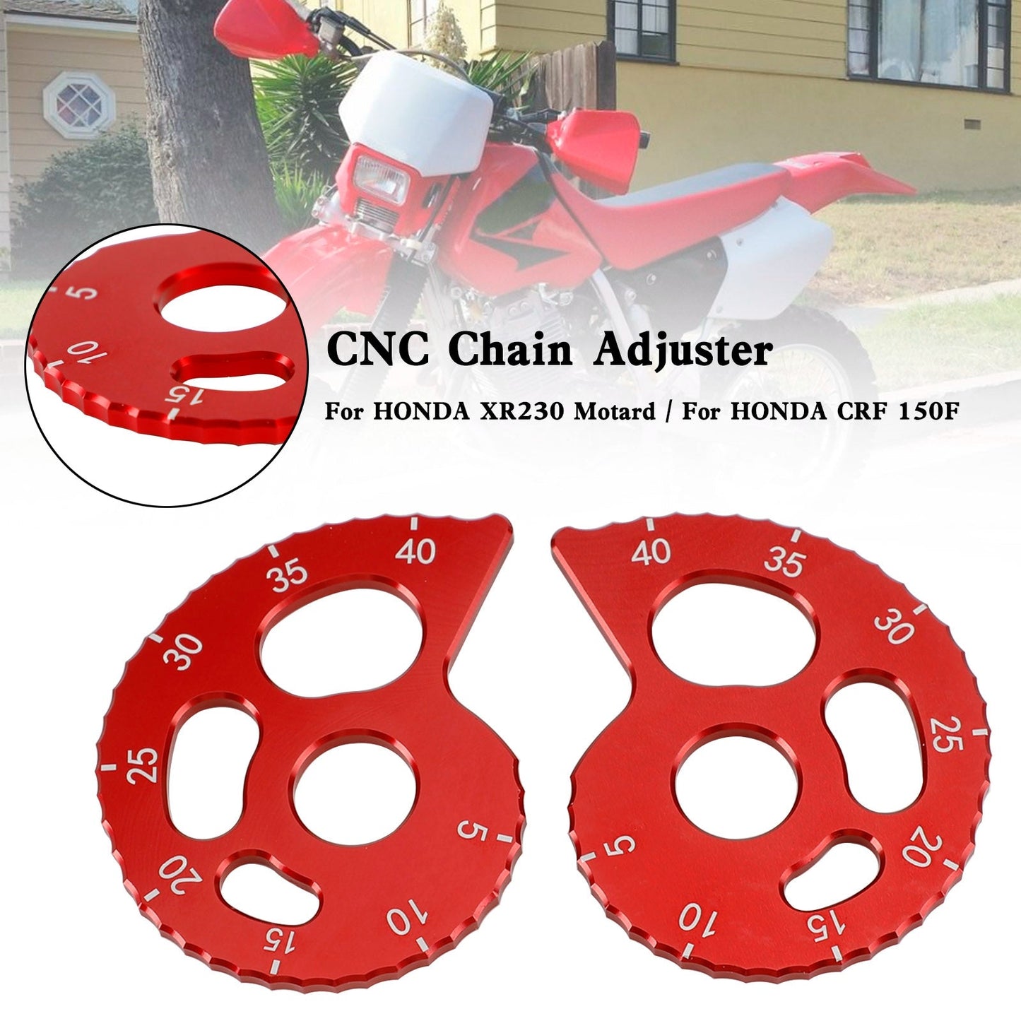 Regolatore catena CNC Honda CRF150F 230L CRM250 XR250R XR250R XR400R XR600R