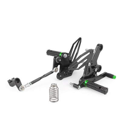 Pedane Pedane Regolabili Pedane Rest Fit per Kawasaki Ninja 250/400 2018-2022 Generico