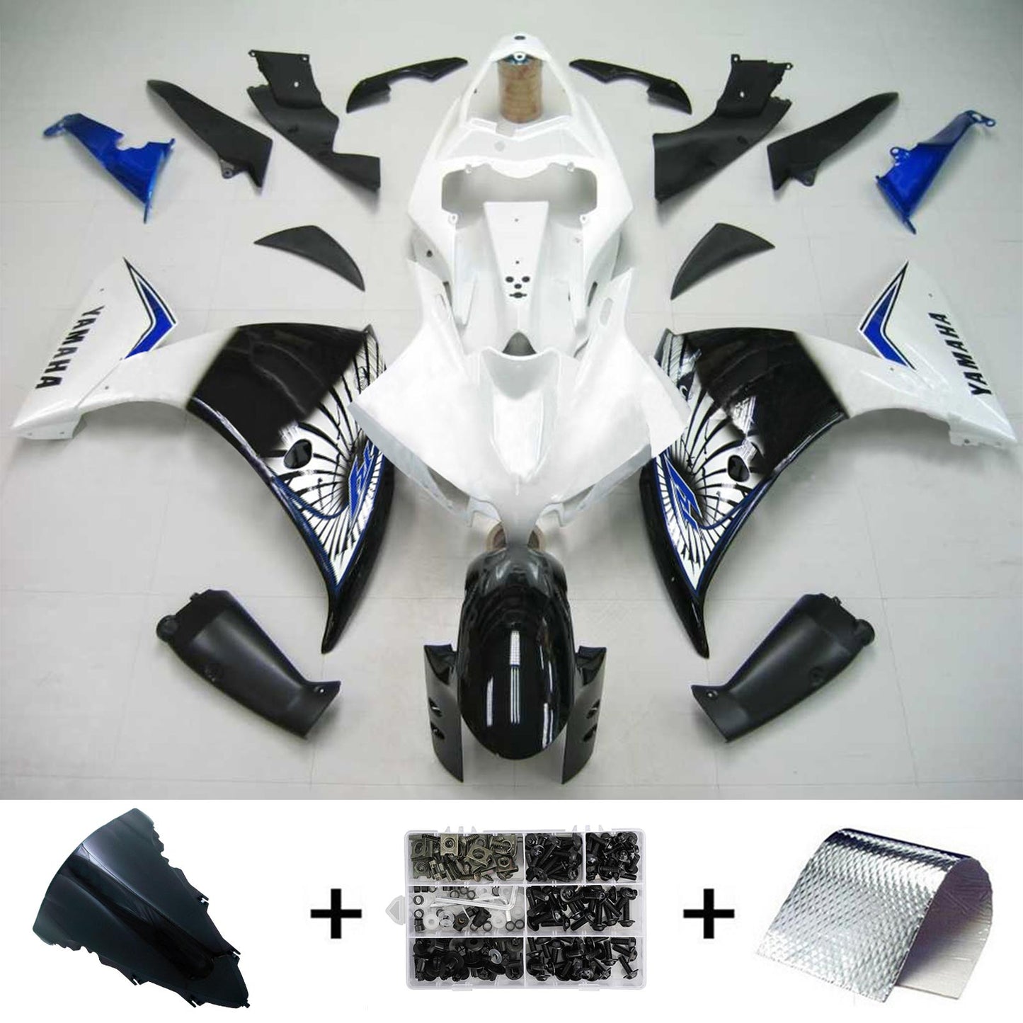 Kit di vendita iniezione Body Plastic Abs Fit per Yamaha YZF 1000 R1 2009-2011