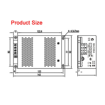 BAC06A 12V Caricabatteria BAC06A-12V Controller Per Generatore Smartgen