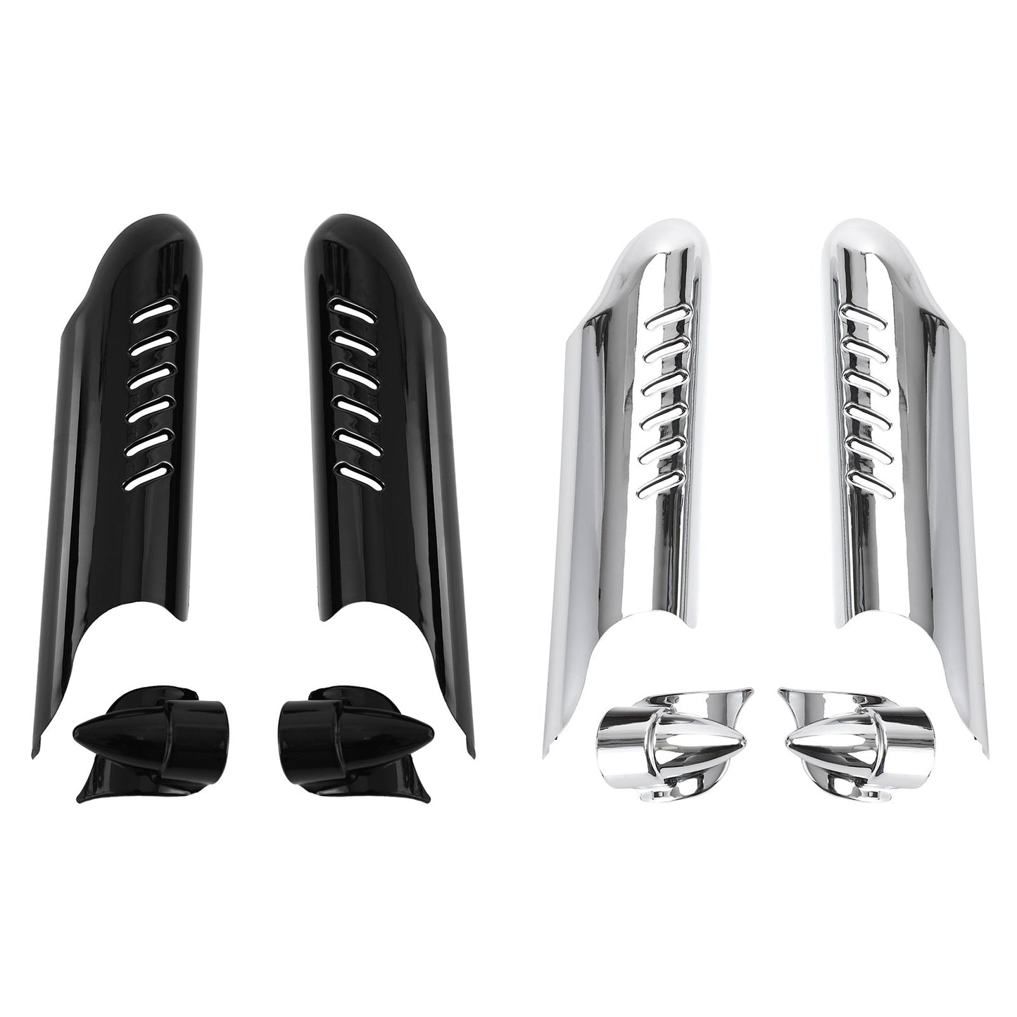 Copertura scudo deflettori forcella parte inferiore gamba per Touring Electra Glide FLHT 2000-2013 Generic