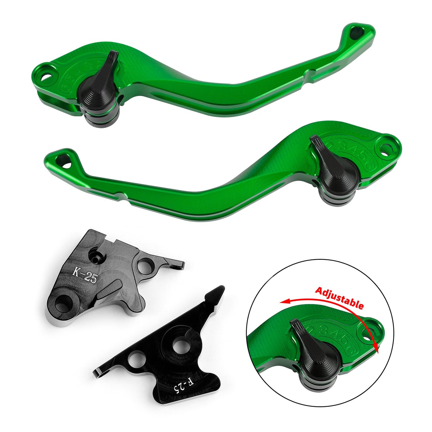 Kawasaki Ninja 250R 400 300R/Z300 Z250SL CNC Leva Freno Frizione Corta