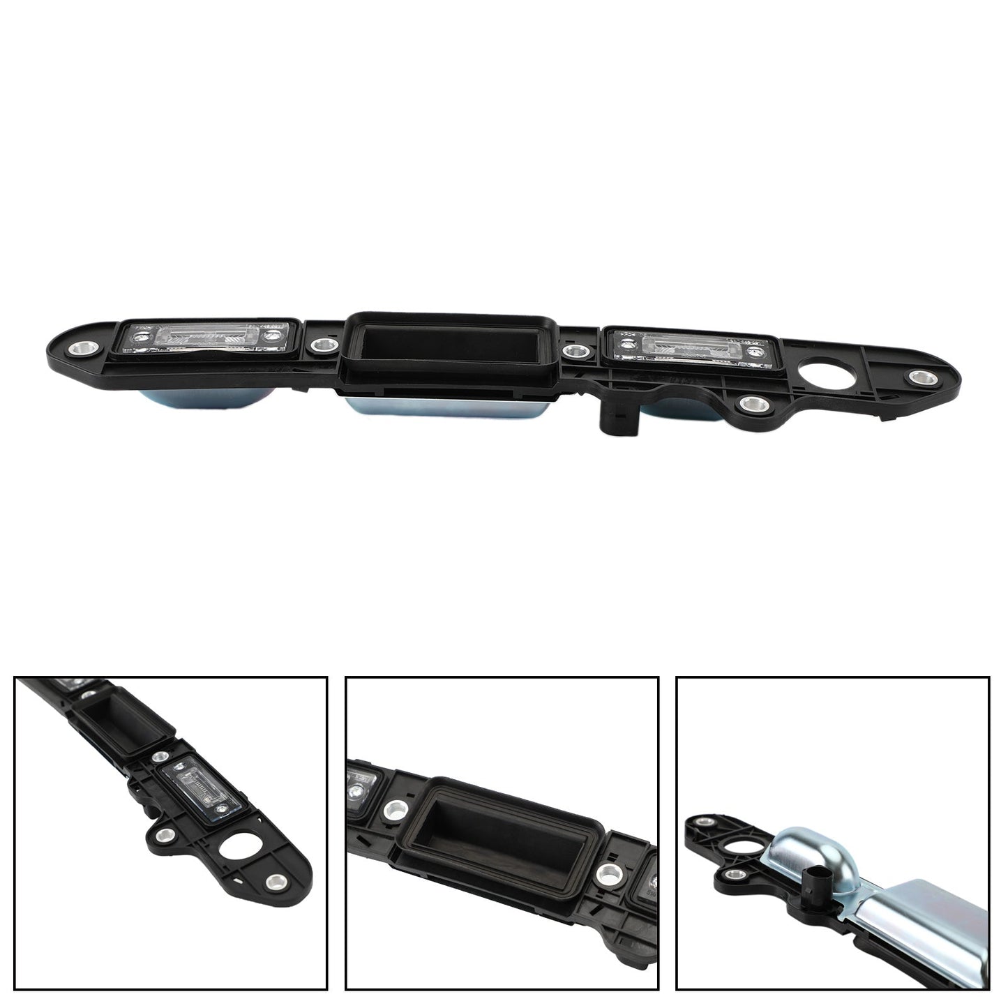 Maniglia del cofano del bagagliaio con luce targa adatta per VW Golf Jetta Passat B6 Touran Generico