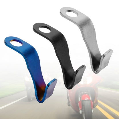 Accessori per portaoggetti per gancio per gancio per casco Universale adatto per moto Argento