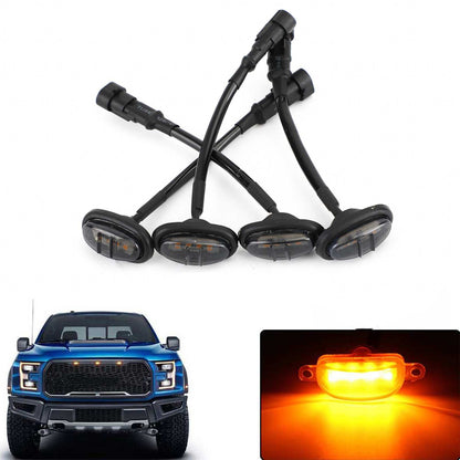 4PCS Ford F-150 Raptor 2017-2019 Bapmic Parafango Ruota Segnale Led Luce