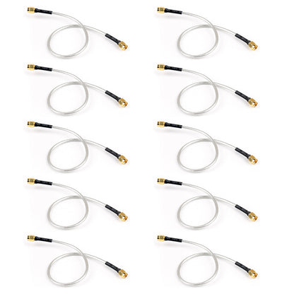 10 Pz SMA Maschio a SMA Maschio Estensione RF Coassiale Codino Cavo Semirigido RG402 30 cm