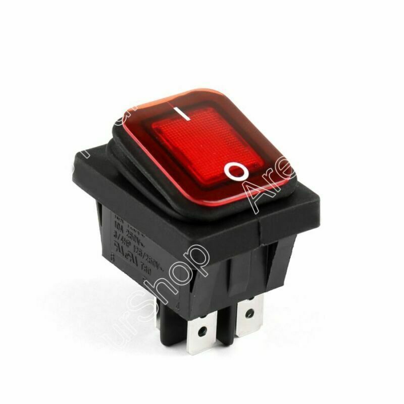 4Pin IP65 Barca Schalter Wasserdicht ON/OFF Rocker RLEIL BE RL2-102 Auto