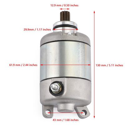 Avviamento motorino di avviamento adatto per Honda Atv TRX450ER Nuovo 31200-HP1-601 2006-2014 Generico
