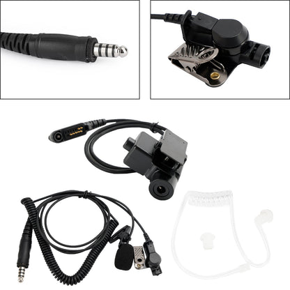 Per HYT PD680 PD685 X1E X1P 6 pin PTT 7.1-A3 Cuffie con tubo trasparente con microfono