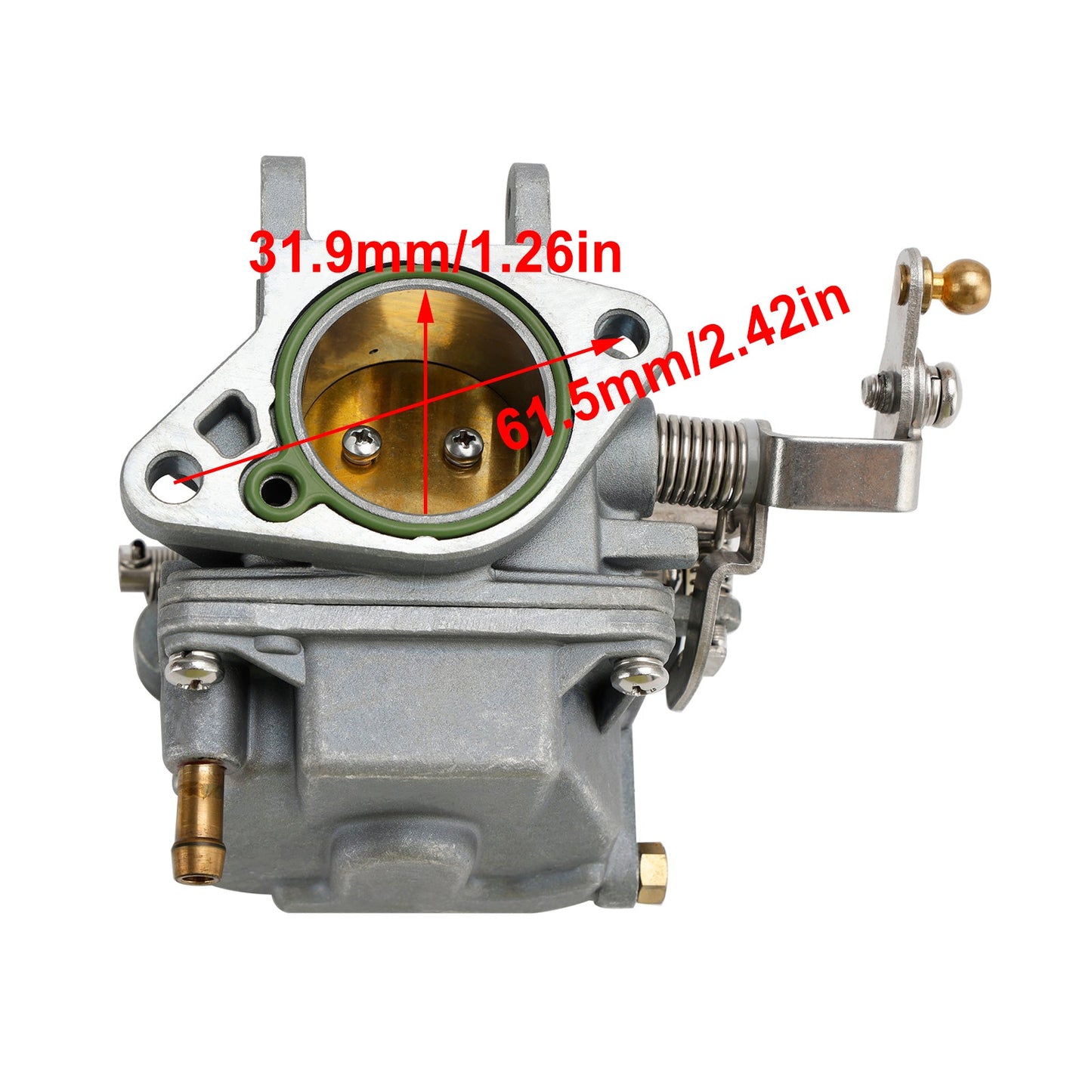Carburatore Carb adatto per fuoribordo Yamaha 2 tempi 30HP T30 40HP T40 66T-14301