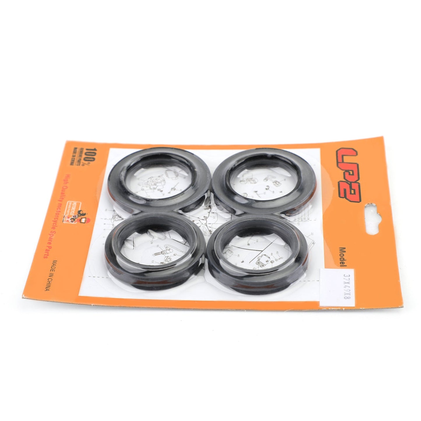 Kit ricostruzione parapolvere olio forcella per Kawasaki ZX600 Ninja ZX750 ZX1100 GPz ZL600 generico