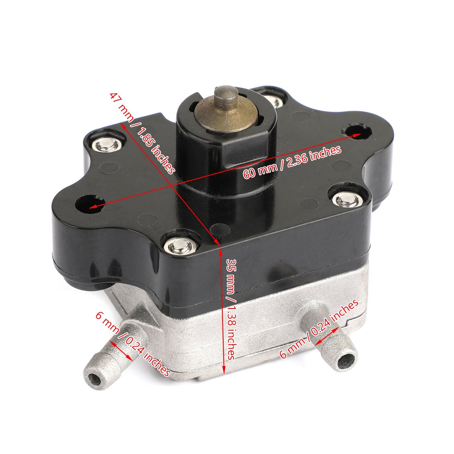 66M-24410-10-00 / 11-00 Pompa carburante per motore fuoribordo Yamaha 4 tempi 9.9HP 15HP