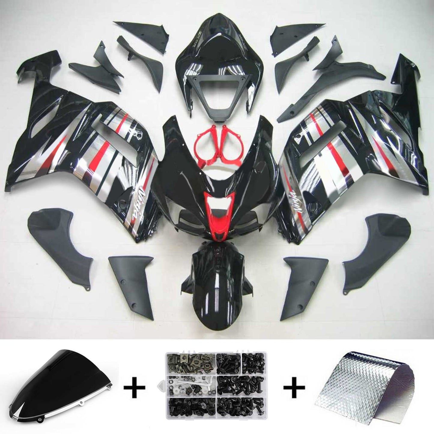 Kit Carenatura Per Kawasaki ZX6R 636 2007-2008 Generico