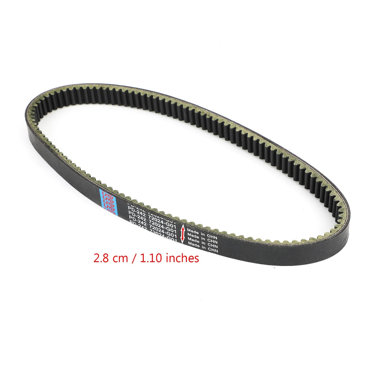 Cinghia trapezoidale adatta per EZ-GO Gas 875 Medalist TXT Shuttle 2/4/6/ST 72054G01 Generico