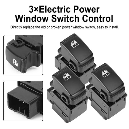3x 93580-2E000 Electric Power Finestra Interruttore di Controllo Per Hyundai Tucson 2005-2010 Generico