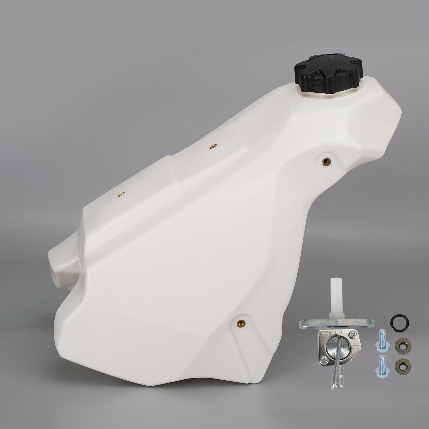 1989-2001 Honda CR500R Serbatoio benzina e tappo kit valvola rubinetto benzina bianco galloni