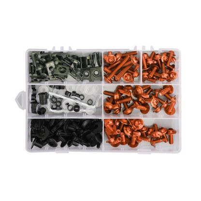 Amotopart Kawasaki ZX10R 2006-2007 Kit di vestia arancione Glossisy