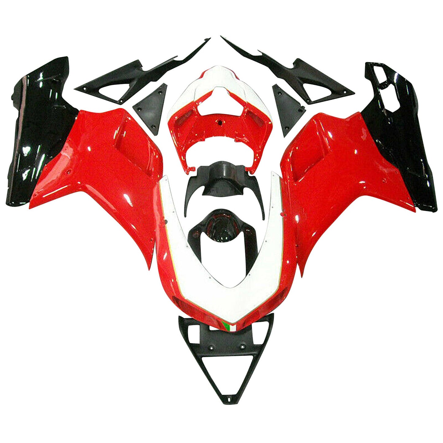 Carenatura Carrozzeria Per DUCATI 1098 848 1198 2007-2012 08 09 Rosso Generico