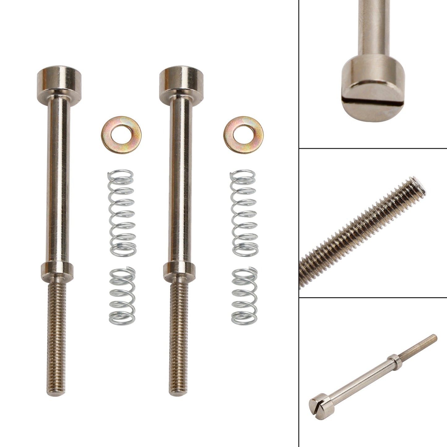Kit di ricostruzione carburatore 2X Candela con vite del minimo adatta per Big Twin 90-06 27006-88
