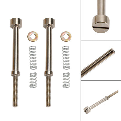 Kit di ricostruzione carburatore 2X Candela con vite del minimo adatta per Big Twin 90-06 27006-88