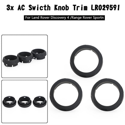 3x AC Swicth Manopola Trim LR029591 Per Land Rover Discovery 4/Range Rover Sport Generico