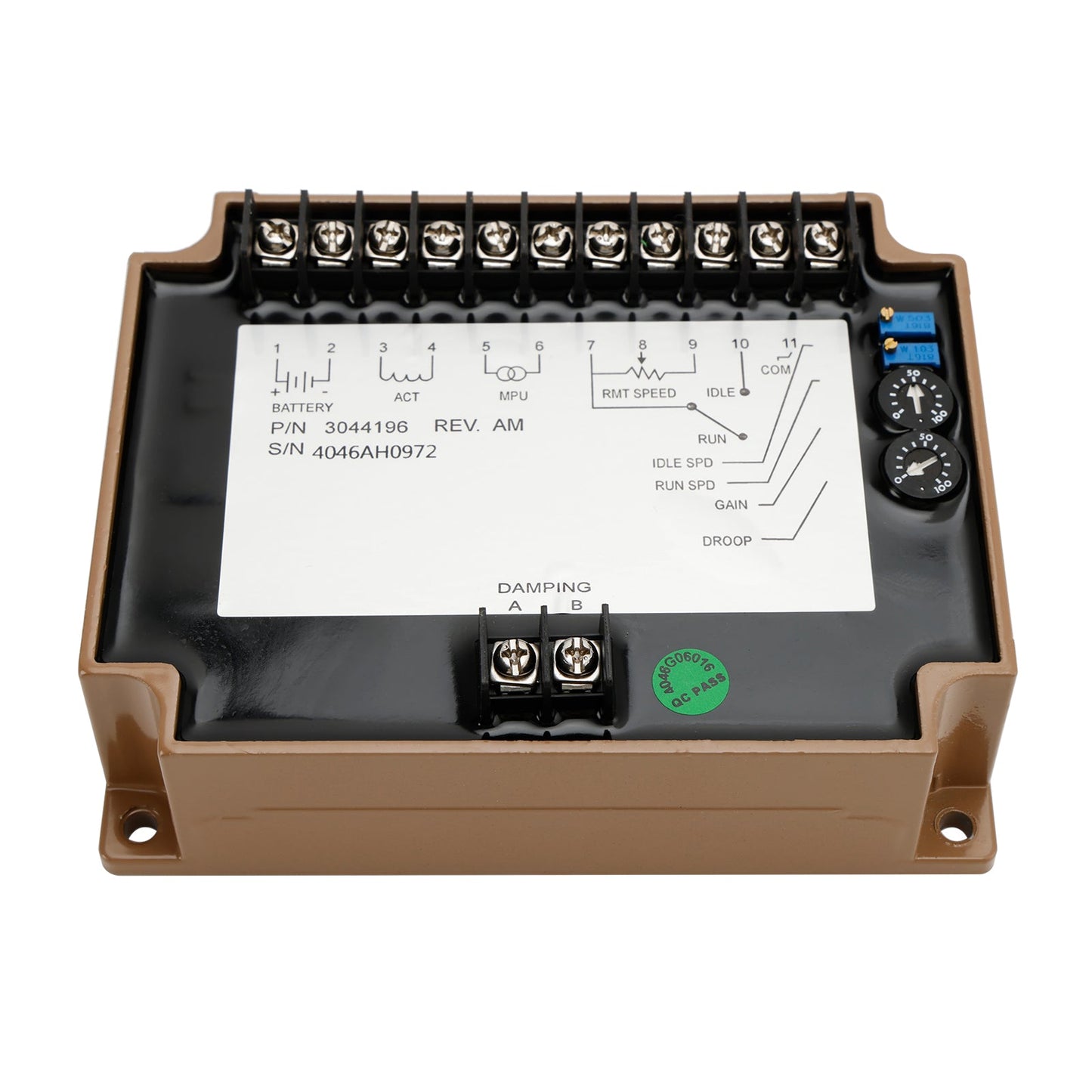 Regolatore elettronico della velocità EFC3044196 3044196 Sostituzione per Cummins