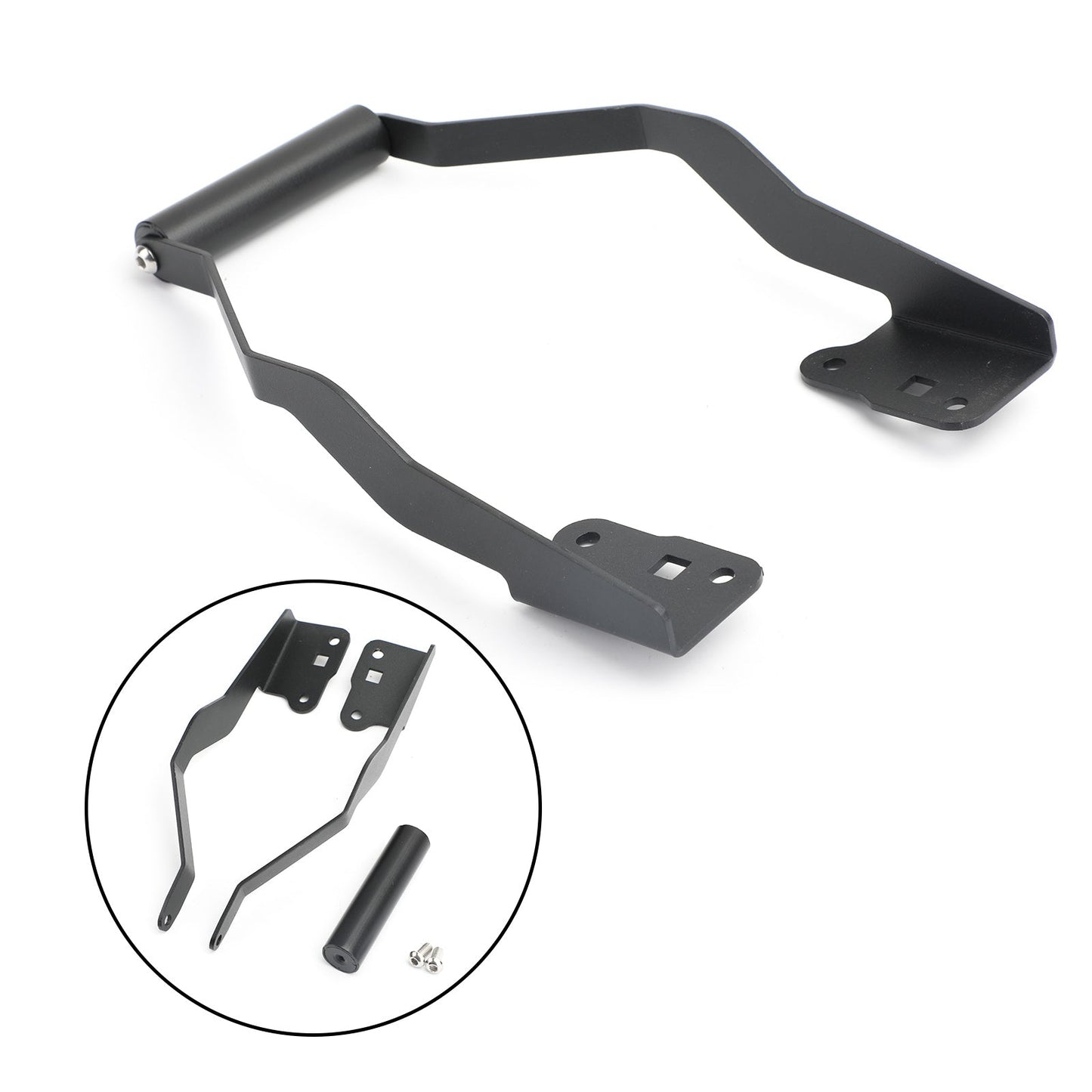 Supporto per smartphone/GPS per montaggio su staffa per parabrezza nero per BMW F750GS F850GS 18-19 generico