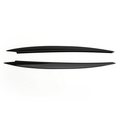Faro anteriore Palpebra Sopracciglio Copertura Trim Nero Per VW Golf MK7 Golf R GTI GTD Generico