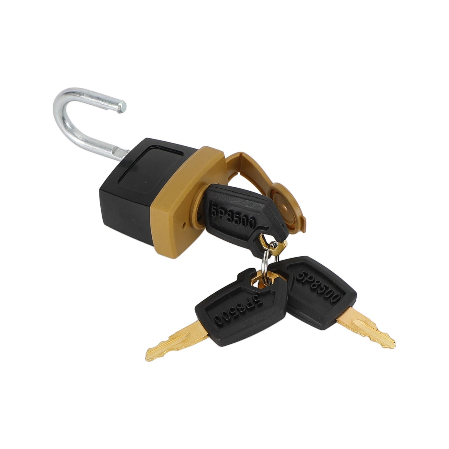 1 Pz Lucchetto Lucchetto W/3 Nuove Chiavi Per Caterpillar (CAT) 5P8500 246-2641