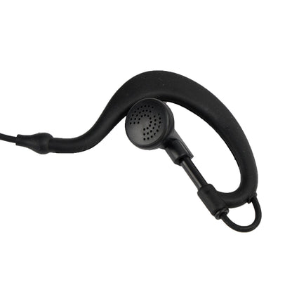 Caltta PD790-025 Auricolare con gancio auricolare ovale PTT in un walkie-talkie per Caltta PD790