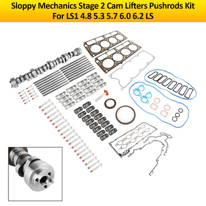 LS1 4.8 5.3 5.7 6.0 6.2 LS Sloppy Mechanics Stage 2 Kit aste punterie alzacamme