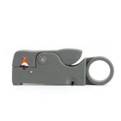 Compression Stripper Tool Crimpatrice coassiale tipo F + 10 connettori a crimpare RG6
